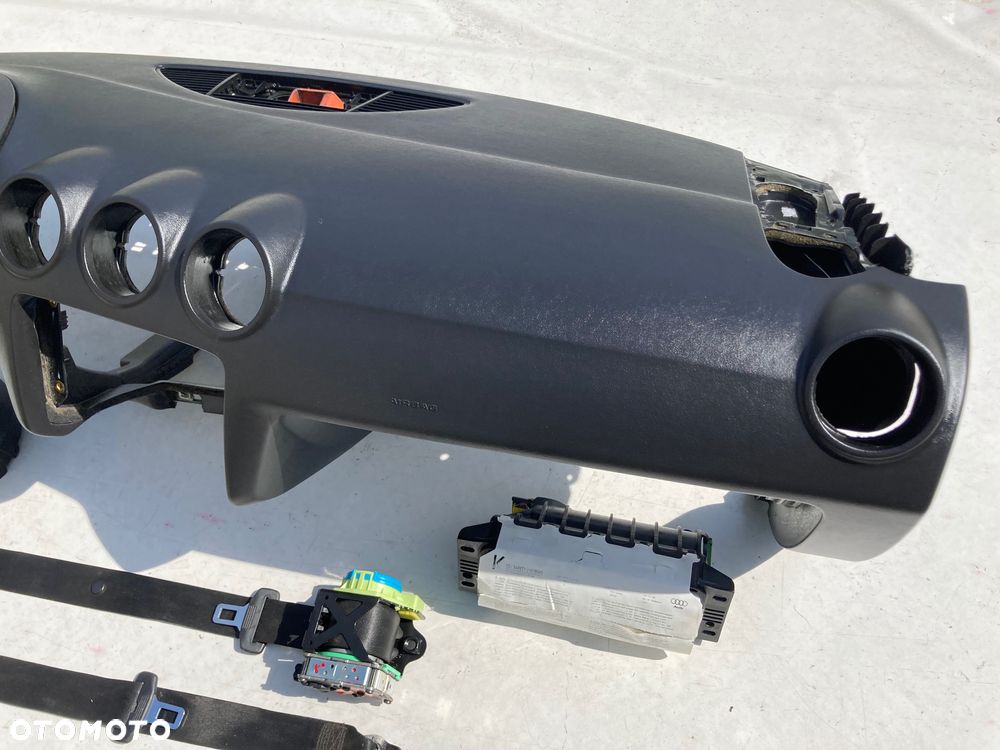 AUDI TT 8J DESKA KONSOLA KOKPIT PULPIT PÓŁKA PARAPET AIRBAG PODUSZKI POWIETRZNE KIEROWCY PASAŻERA PASY PAS wymiana od ręki Raz2 !!! - 6