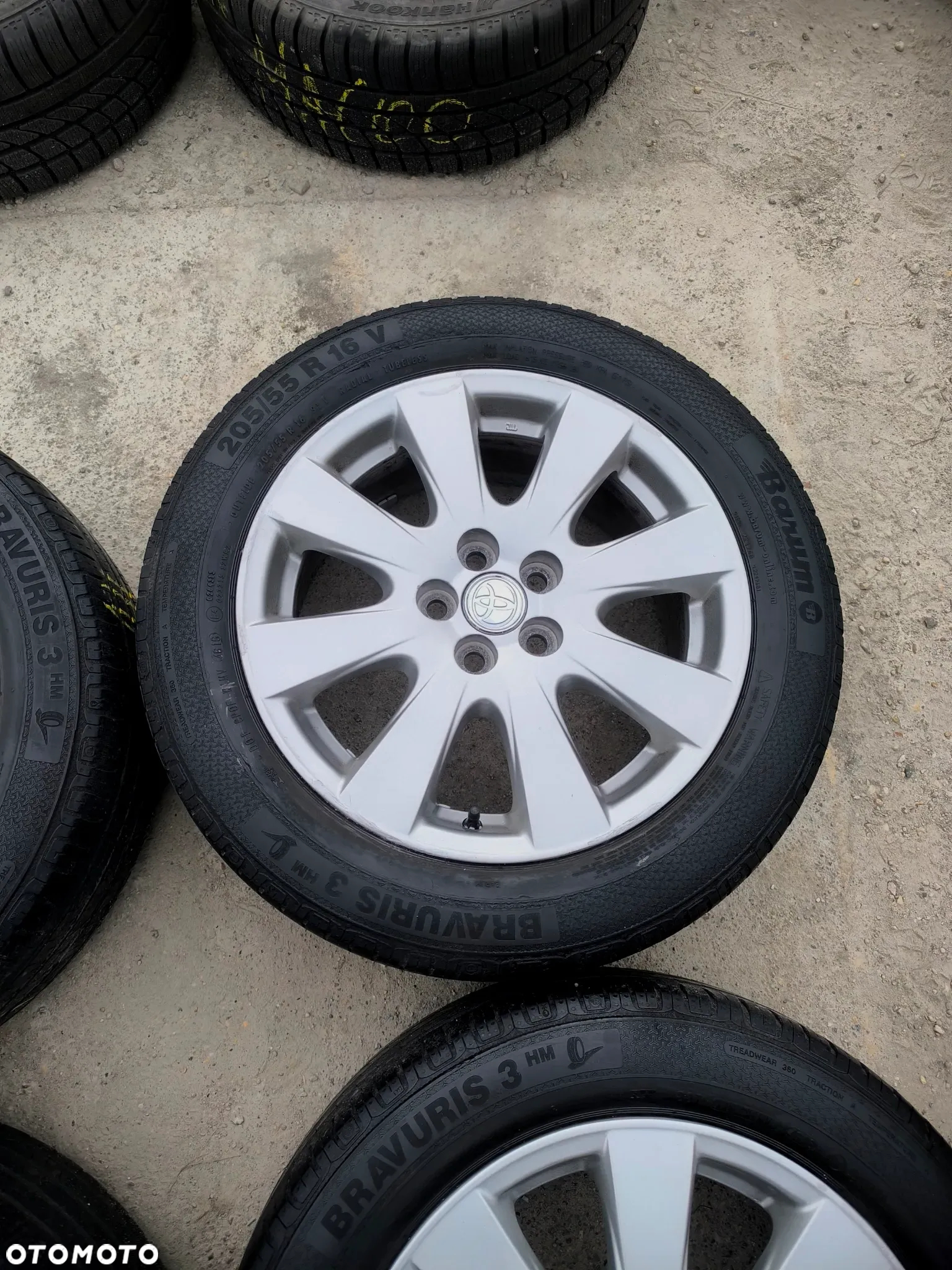 5x100 Felgi Aluminiowe Alufelgi 16 Koła Letnie Lato TOYOTA AVENSIS I II 2 CELICA CARINA E MATRIX PRIUS 4,5mm Legnica ALU-RAD 205/55 - 6
