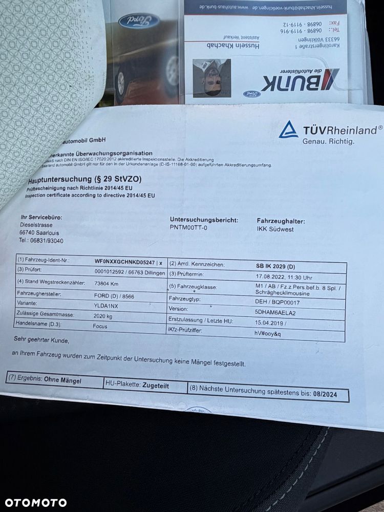 Ford Focus 2.0 TDCi DPF Start-Stopp-System Titanium - 31