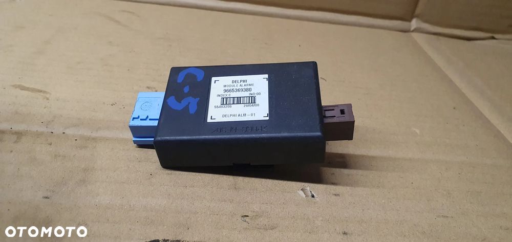 Moduł komputer sterownik alarmu Citroen C5 III 9665369380 - 2