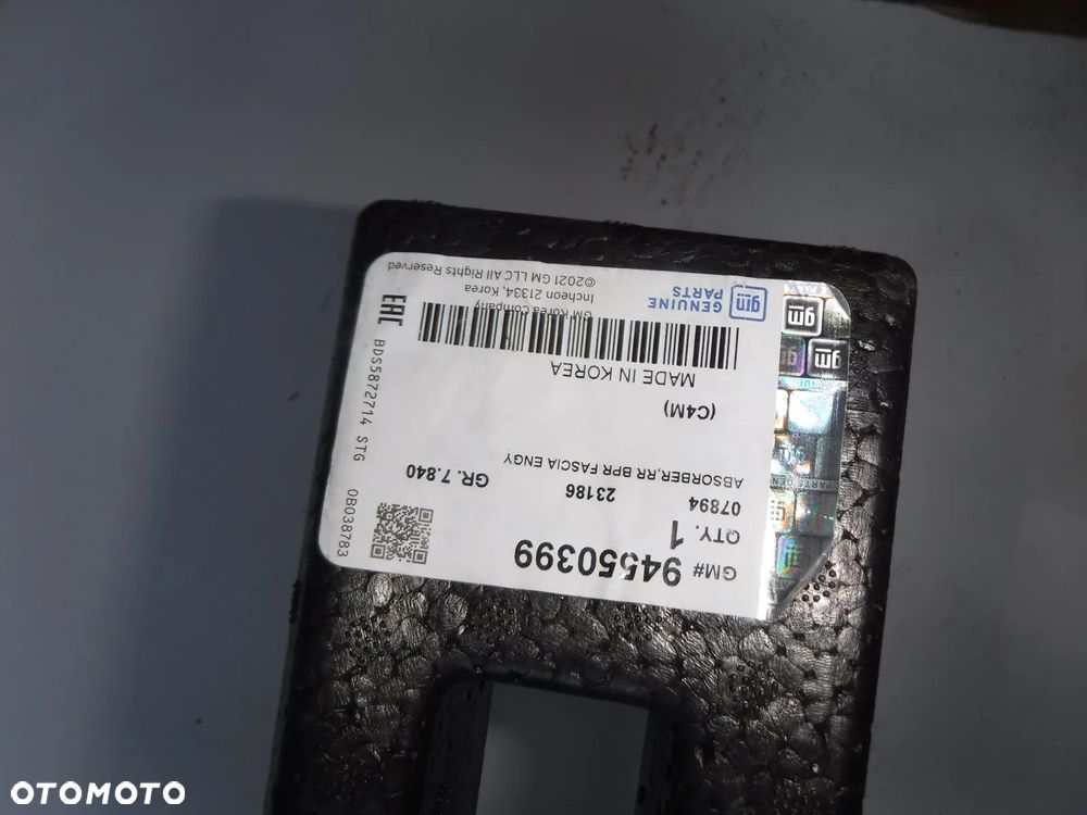 OPEL KARL ROCKS ABSORBER ZDERZAKA PIANKA PRZÓD 94550399 - 2