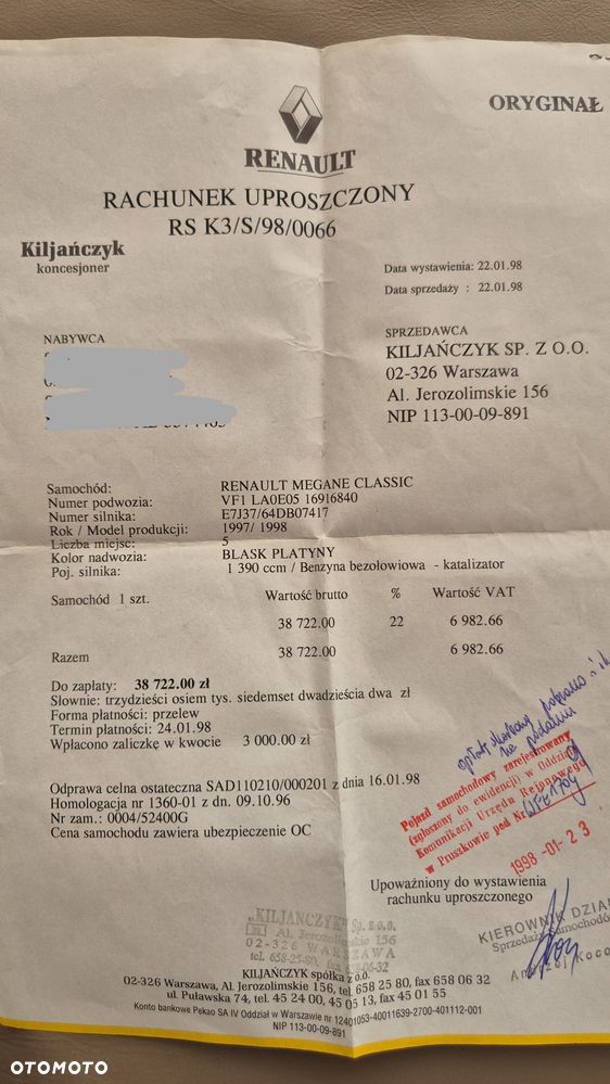 Renault Megane 1.4 RL - 19