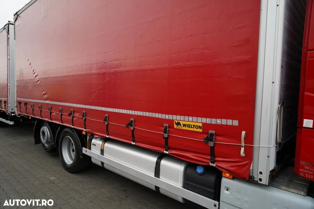 Volvo FH 460 / COMBINAT TANDEM / 120 M3 / TRANSIT / I-SAVE / I-PARK COOL / DIRECȚIE CU AX RIDICAT / WIELTON / CORTINĂ ARMATĂ - 13