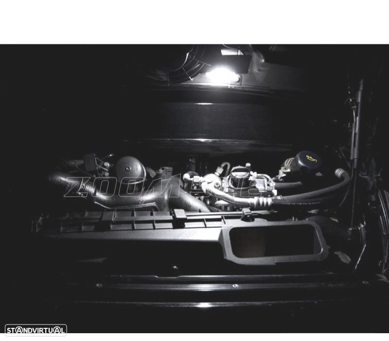 KIT COMPLETO 10 LAMPADAS LED INTERIOR PARA PORSCHE 911 996 CARRERA S TURBO 4S 98-05 - 5