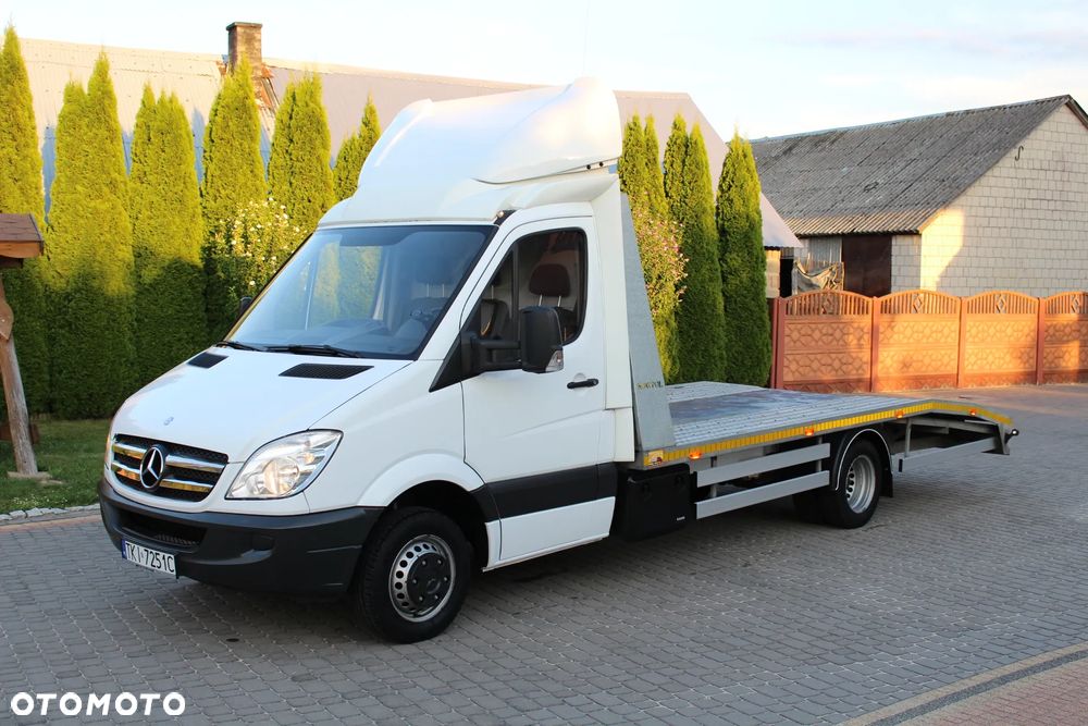 Mercedes-Benz SPRINTER 519 3.0 V6 NISKI PRZEBIEG / AUTOLAWETA / POMOC DROGOWA / POLSKI SALON / - 1