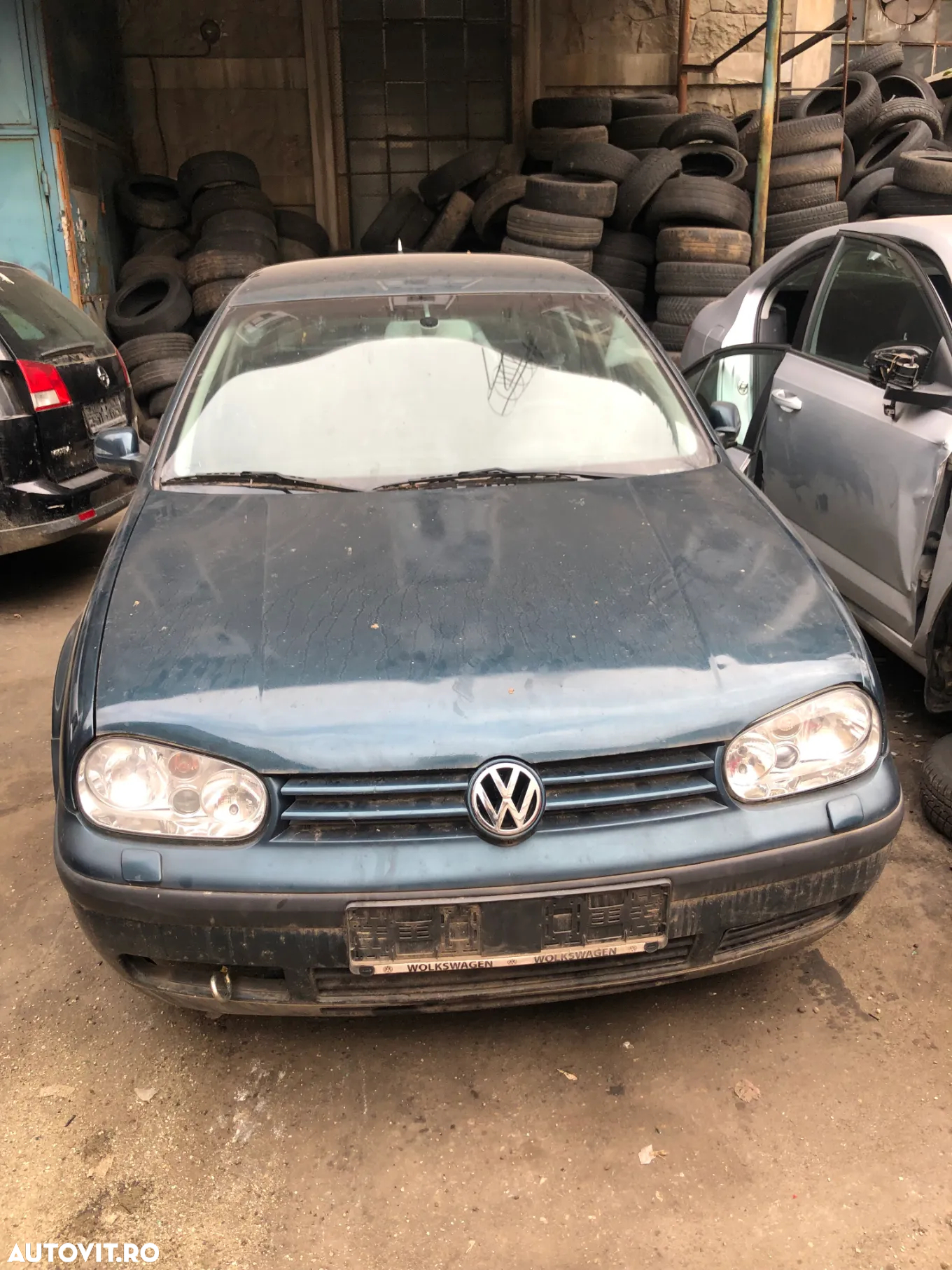 Bara fata VW Volkswagen Golf 4 verde inchis - 7