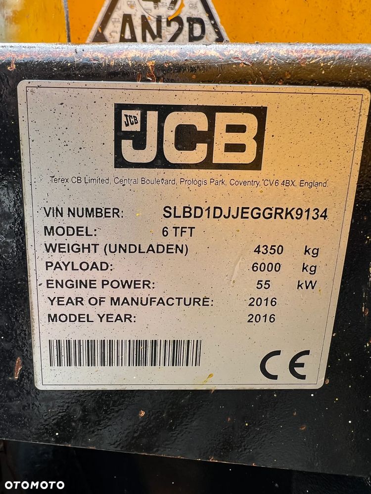 JCB Wozidło Budowlane | JCB 6T FT | 6 Ton | Prosty Wysyp | 4x4 | 6000 kG | Stan IDEALNY | 2300 MTH | - 26