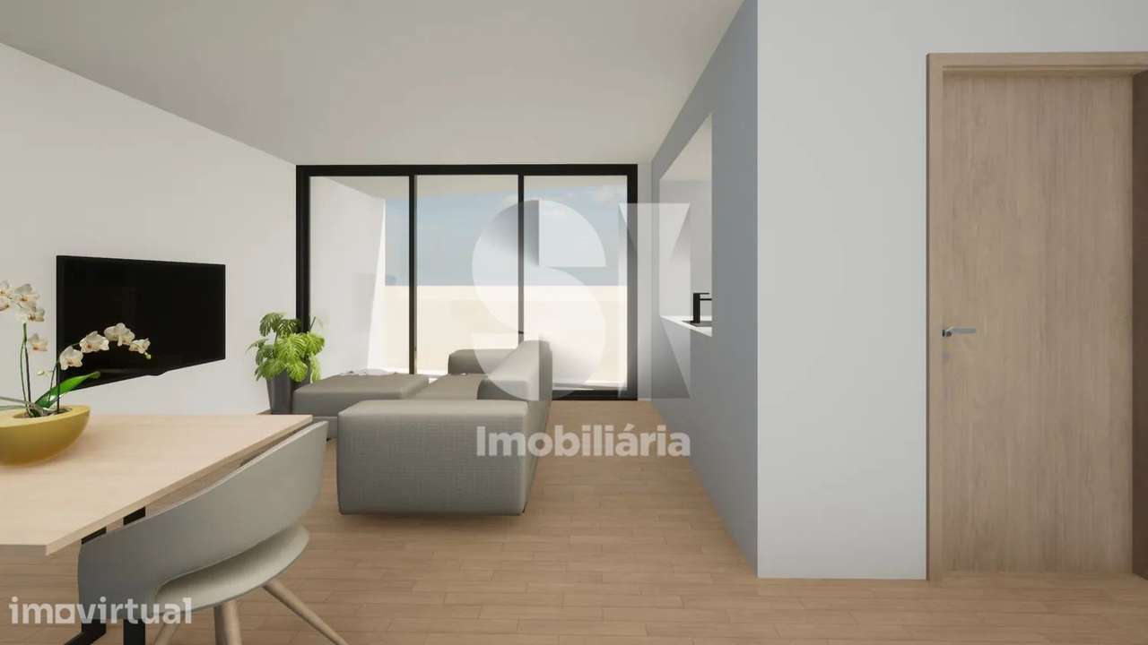 Apartamento T0+1 Novo com Lugar de Estacionamento | Areosa - Grande imagem: 2/7