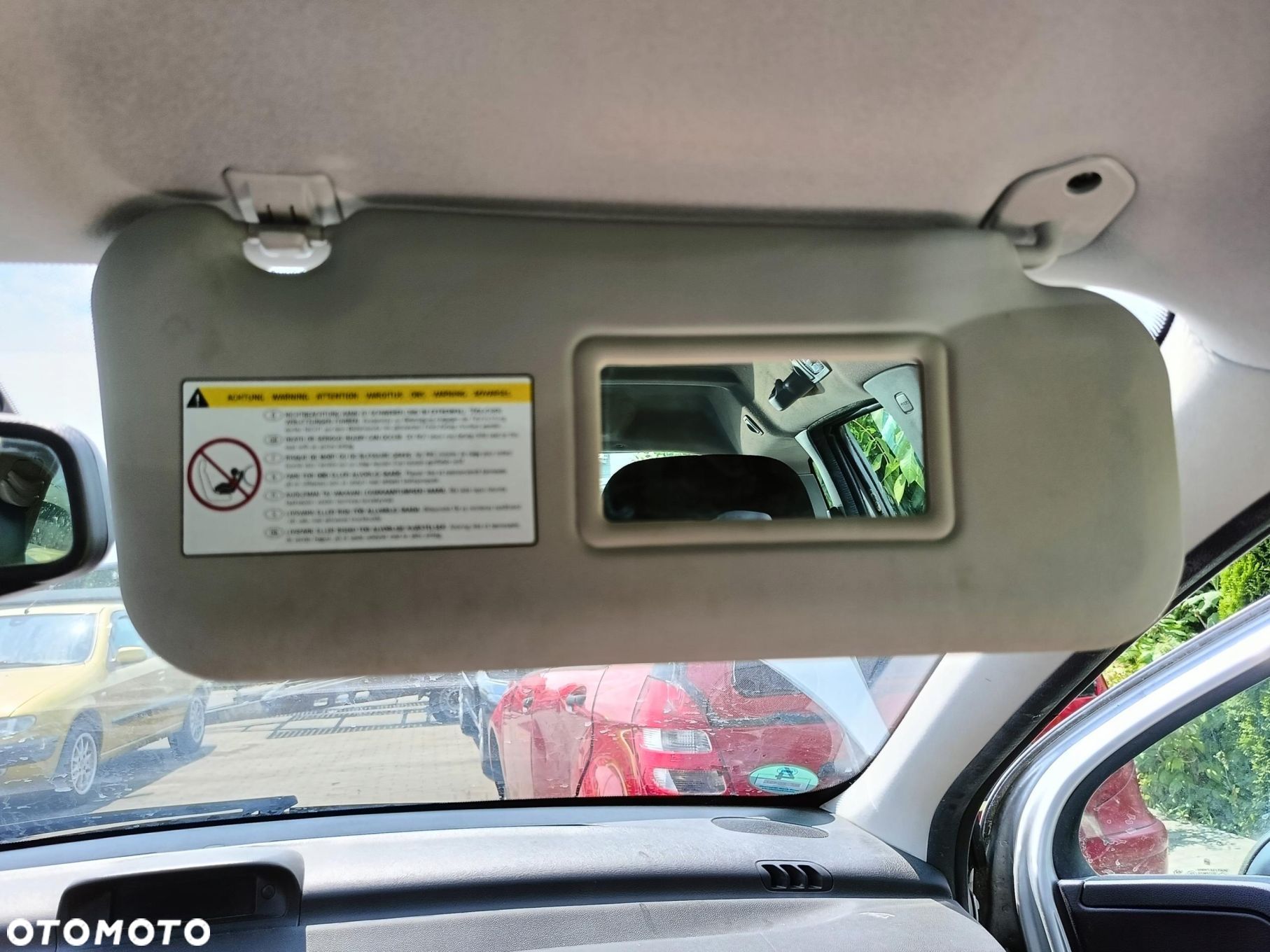 Peugeot 307 SW FL 02-09 SŁONECZKO OSŁONA PRZECIWSŁONECZNA PRAWA PASAŻERA - 1