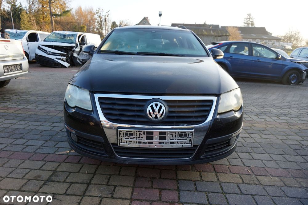 MASKA ZDERZAK BŁOTNIKI LAMPY PASSAT B6 LC9X  VOLKSWAGEN 2005-2010 CZARNY PRZÓD KOMPLETNY - 1