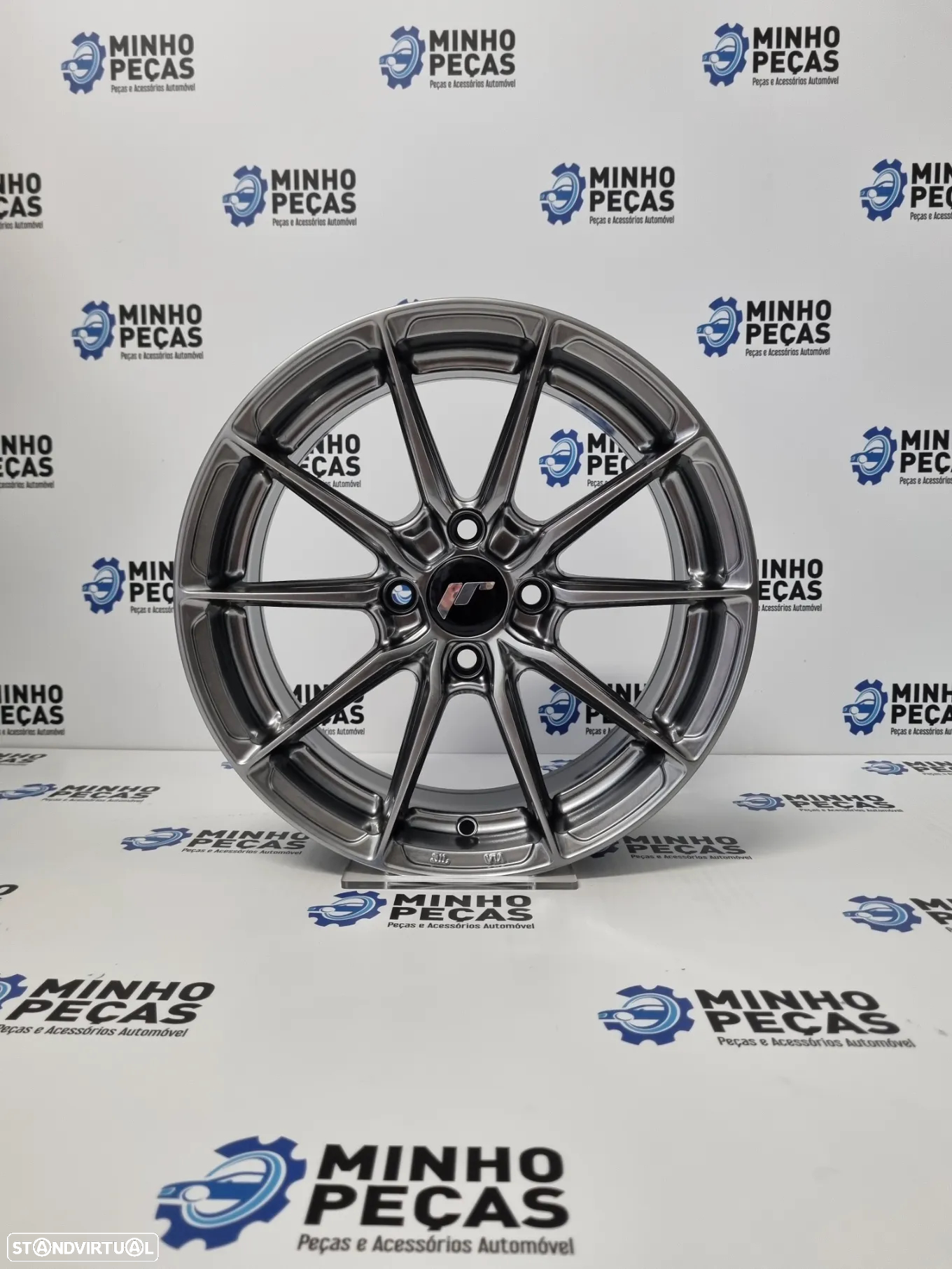 Jantes Japan Racing (JR37) em 15 (4x100) Hyper Black - 8