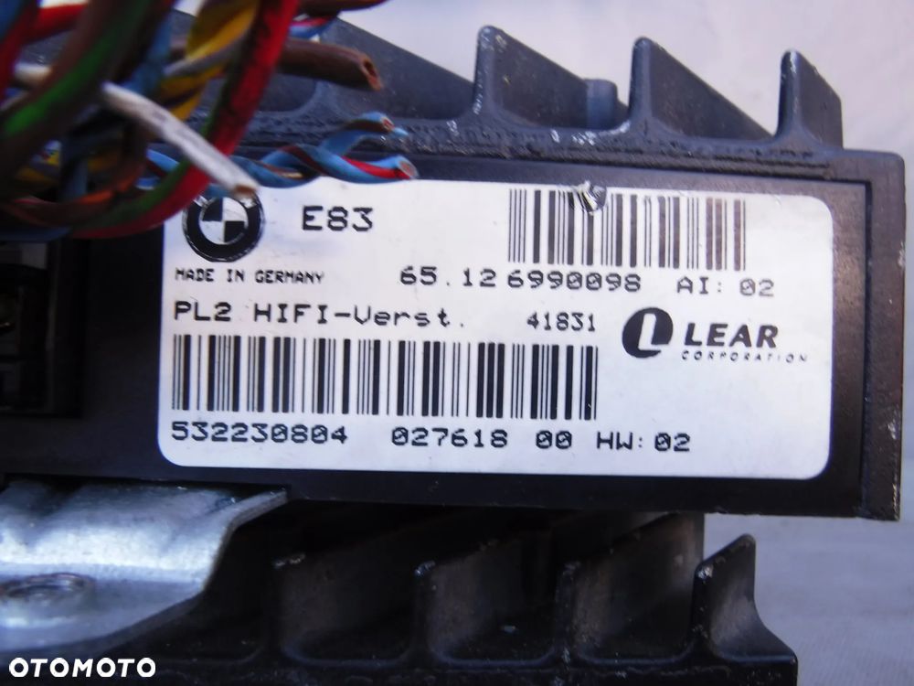 WZMACNIACZ AUDIO HIFI BMW X3 E83 6990098 - 2