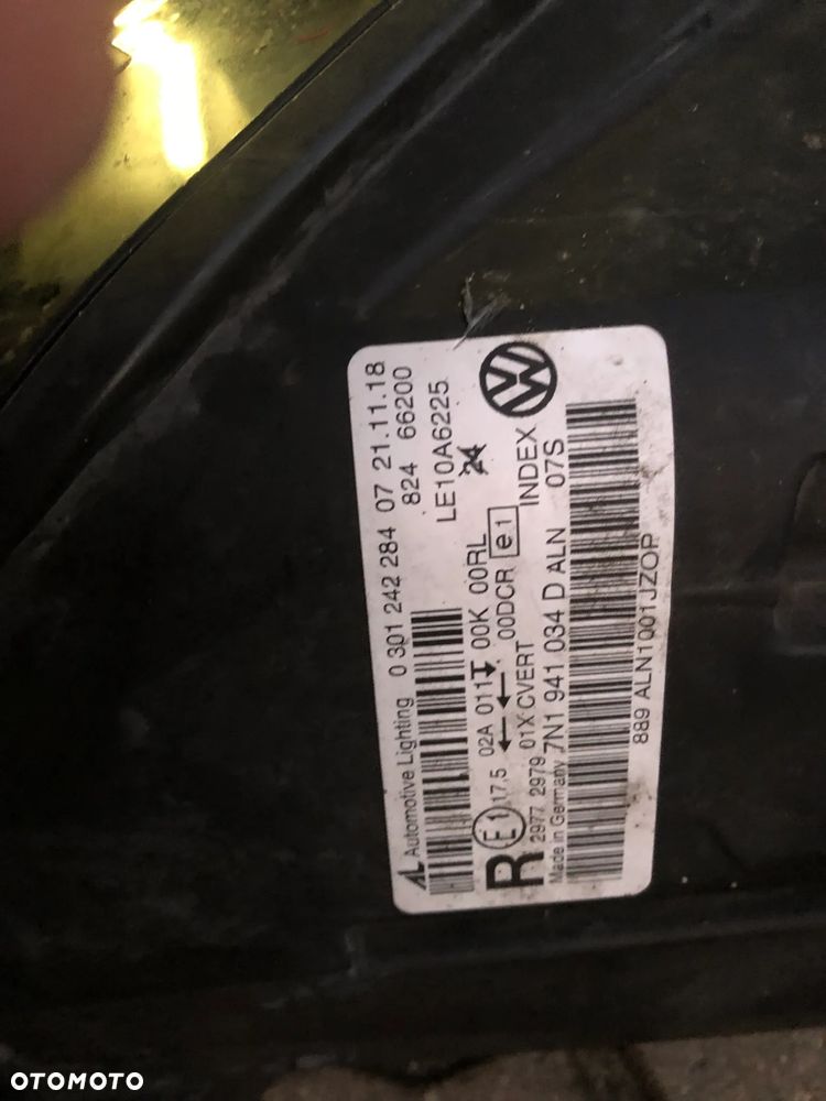 BI XENON SKRETNY LED PRAWY LAMPA VW SHARAN 2 II 7N EUROPA 7N1941034D - 4