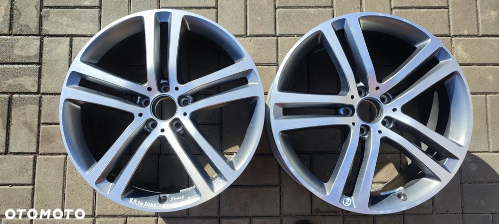 FELGI ALU STOPNIOWANE 5X112 2x8.5J x20 CALI ET 55.6 fi 66.6 2x8.5J x 20 CALI ET42 MERCEDES ML GL GLS KOMPLET 4 SZTUKI - 2