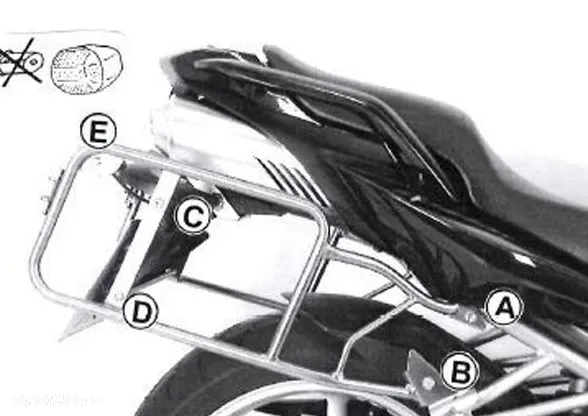 Stelaż boczny Hepco&Becker Yamaha FZ6  Fazer [03-06] - 4