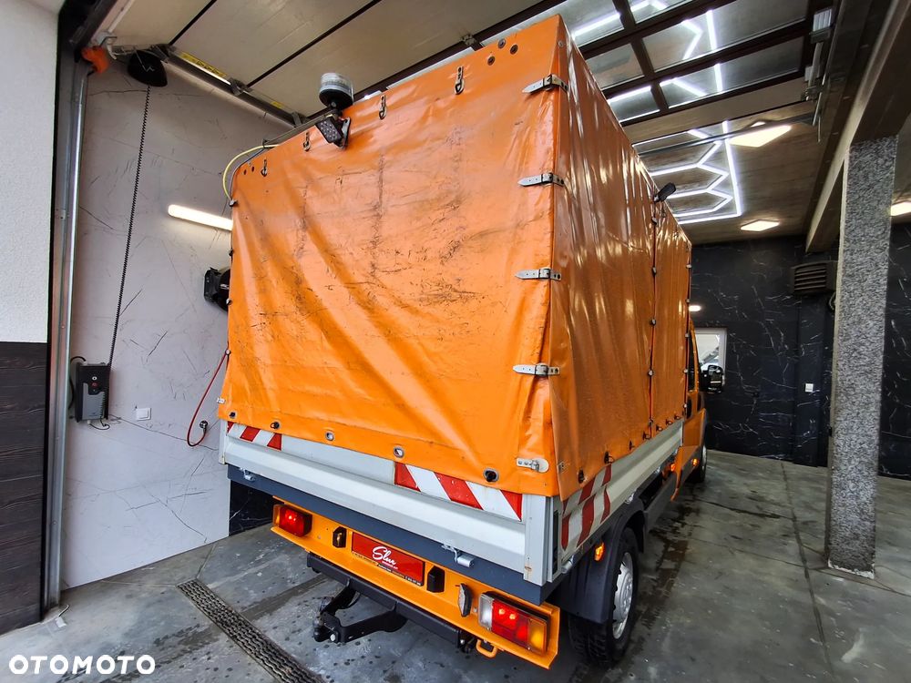Fiat Ducato Doka Brygadówka Skrzynia Plandeka Oświetlenie Ostrzegawcze Pomarańczowy Służba Drogowa Autostradowa Hak 2010 Rok Ogrzewanie Postojowe Webasto - 7