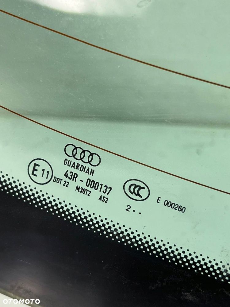 43R 000 137 Szyba tylna Audi A4 B8 KOMBI W KLAPE TYŁ - 9