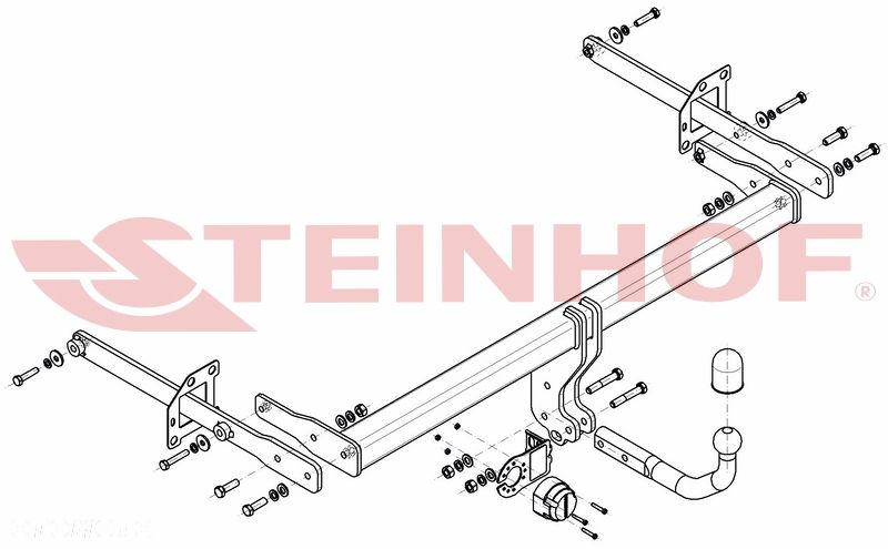 Hak Holowniczy + MODUŁ 7PIN do Renault Talisman Sedan od 2015 - 2