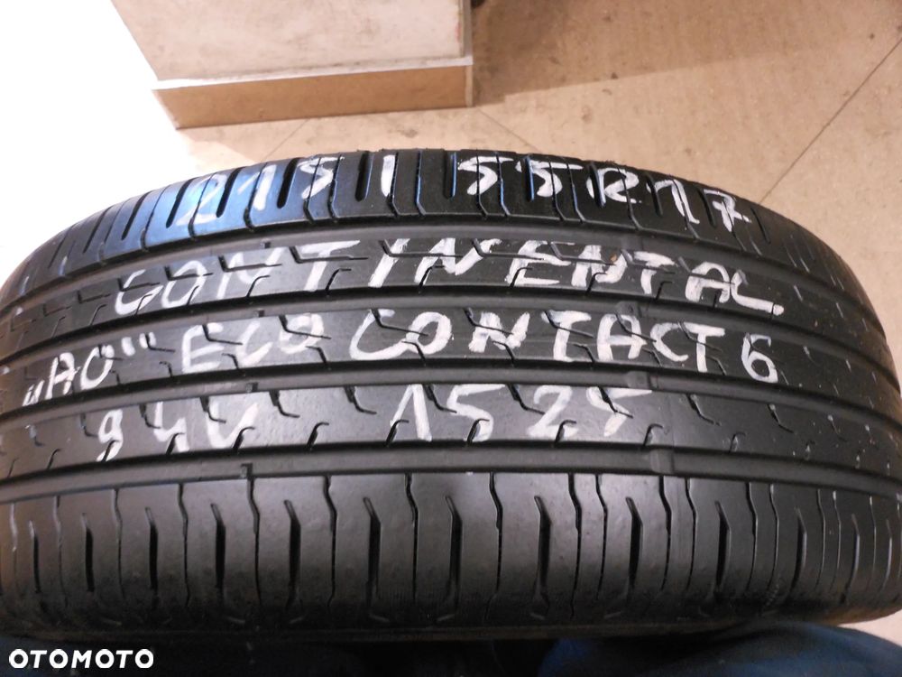 Opona pojedyńcza 215/55r17 continental eco contact 6 6,7mm  AO lato