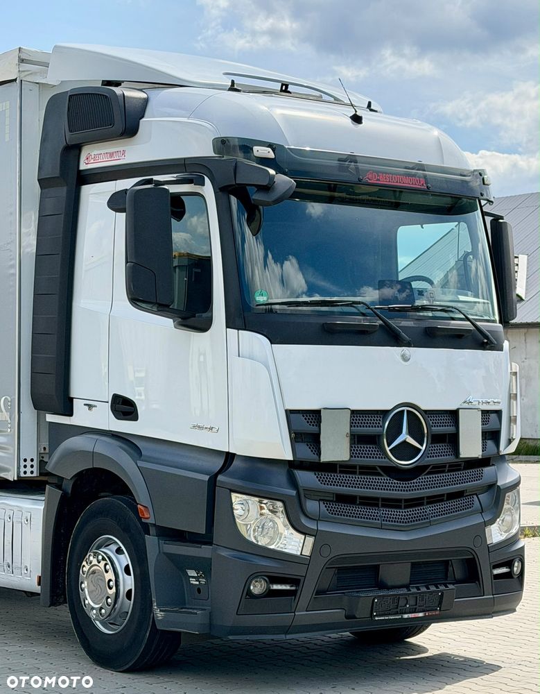 Mercedes-Benz ACTROS 2540 / FIRANKA / WINDA / 20 EUROPALET / OŚ PODNOSZONA / AUTOMAT / E6 / 2018 ROK / NISKI PRZEBIEG / SPROWADZONY - 8