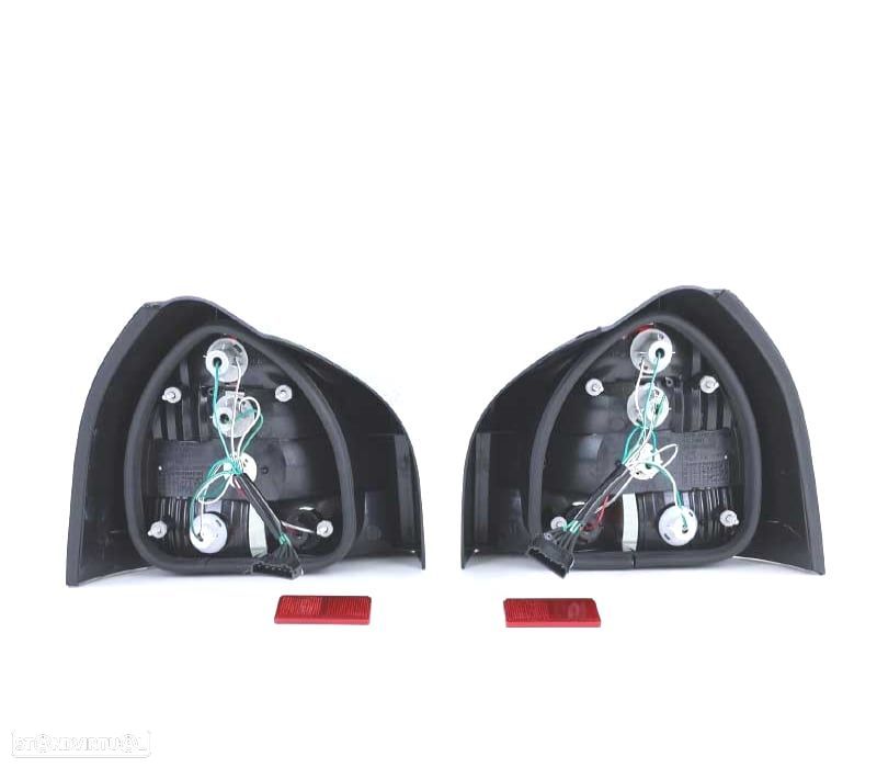 FAROLINS TRASEIROS AUDI A3 8L 96-00 FUMADOS - 4
