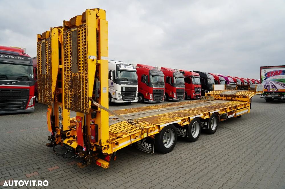 Castera REMORCA AUTO AMC CASTERA / ÎNCĂRCĂTOR JOS / 13,1 M / GAMĂ HIDRAULICĂ / AXĂ DE DIRECȚIE / TROLIU - 8