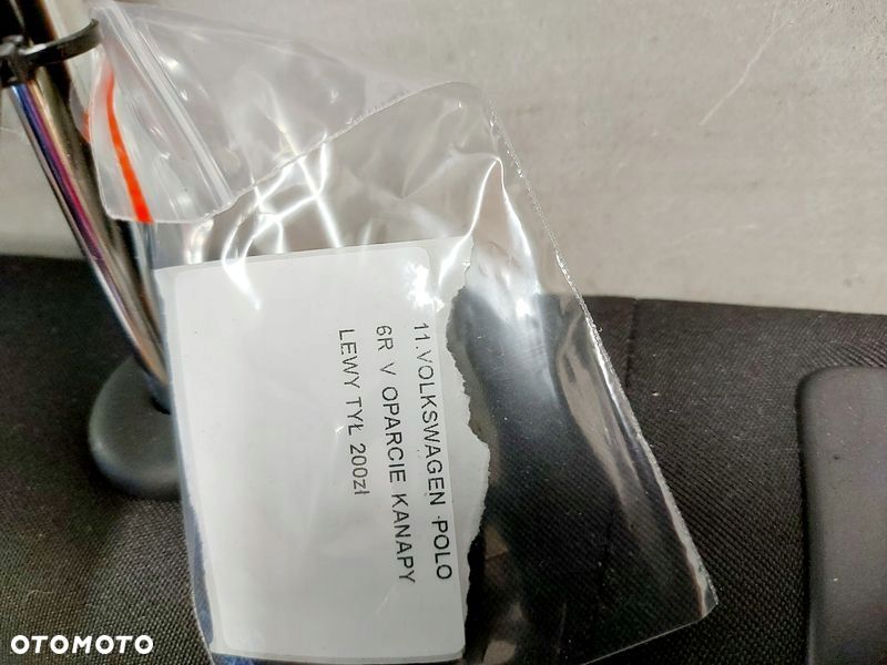 VOLKSWAGEN POLO 6R V OPARCIE KANAPY LEWY TYŁ - 3