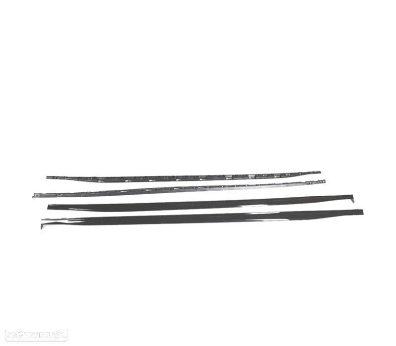 EXTENSÃO EMBALADEIRAS VOLKSWAGEN VW GOLF 8 21-23 LOOK R LINE PRETO BRILHANTE - 2