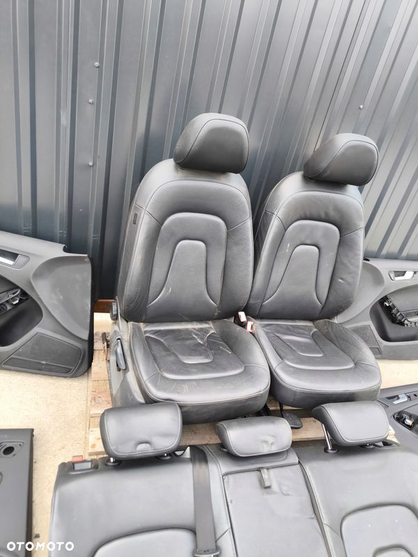 FOTEL FOTELE AUDI A4 B8 KOMPLET SKÓRA BEZ PODGRZEWANIA ! *2 - 8