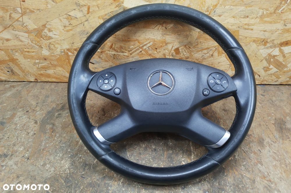 kierownica SKÓRA CZARNA multi z poduszką do MERCEDES W212  09-E-klasa
