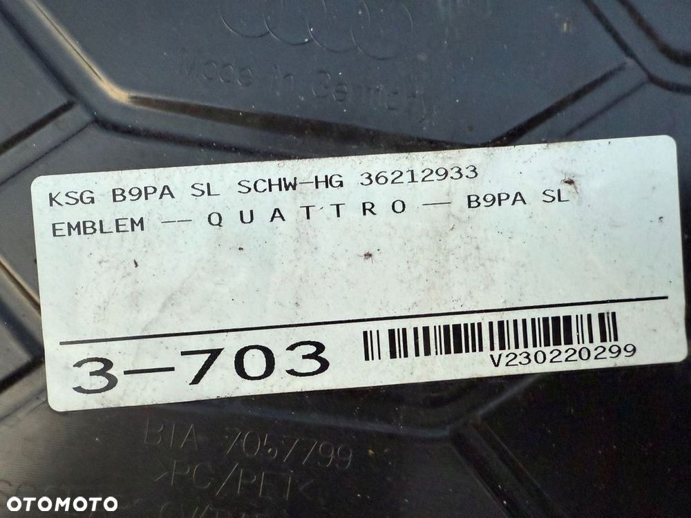 ZDERZAK GRILL Audi A4 S4 B9 8W0 LIFT 2020 ORYGINAŁ ŁADNY STAN - 12