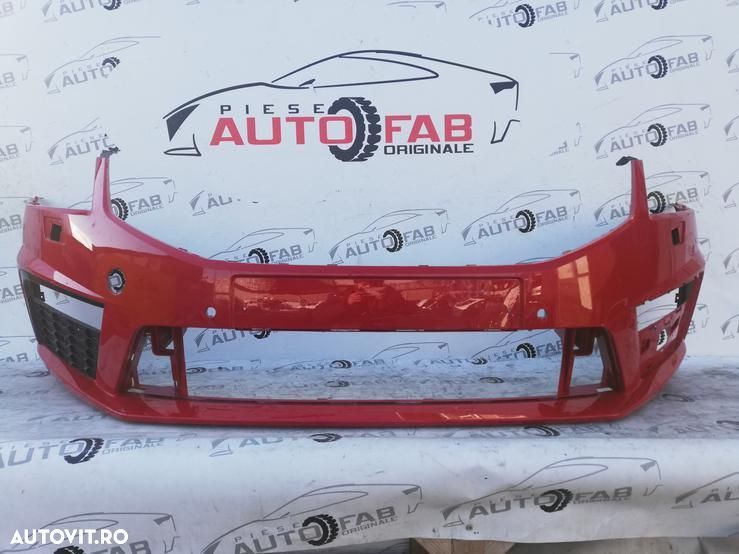 Bara fata Skoda Octavia 3 VRS Facelift an 2017-2018-2019 Gauri pentru 4 senzori si spalatoare faru - 1