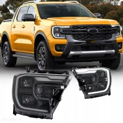 Reflektory Lampy kpl Full Led Performance Raptor look Ford Ranger VI mk6 t9 - 1