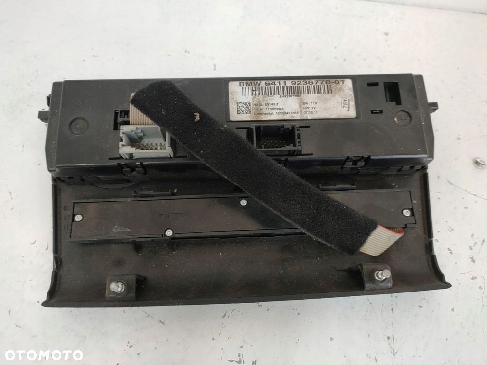 bmw e87 lci panel klimatyzacji 9236778 - 2
