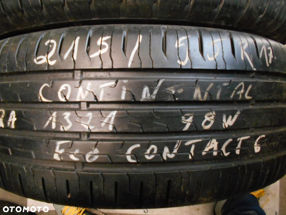 OPONY 215/55R17 CONTINENTAL ECO CONTACT 6  DOT 1321 7MM - 3