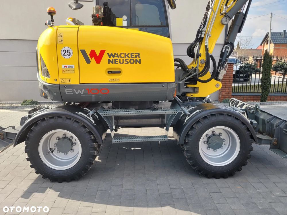 Wacker Neuson EW100 / ROTOTILT / 3 łyżki + widły / - 13