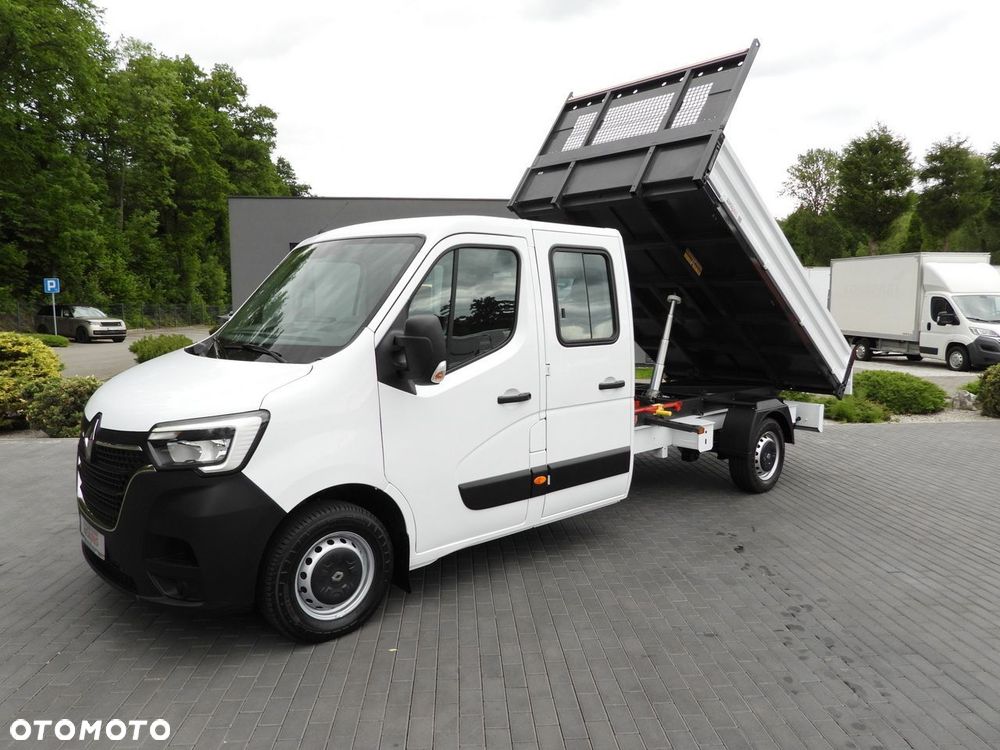 Renault MASTER WYWROTKA PODWÓJNA KABINA DOKA 6 MIEJSC TEMPOMAT NAWIGACJA LEDY KLIMATYZACJA  145KM - 18
