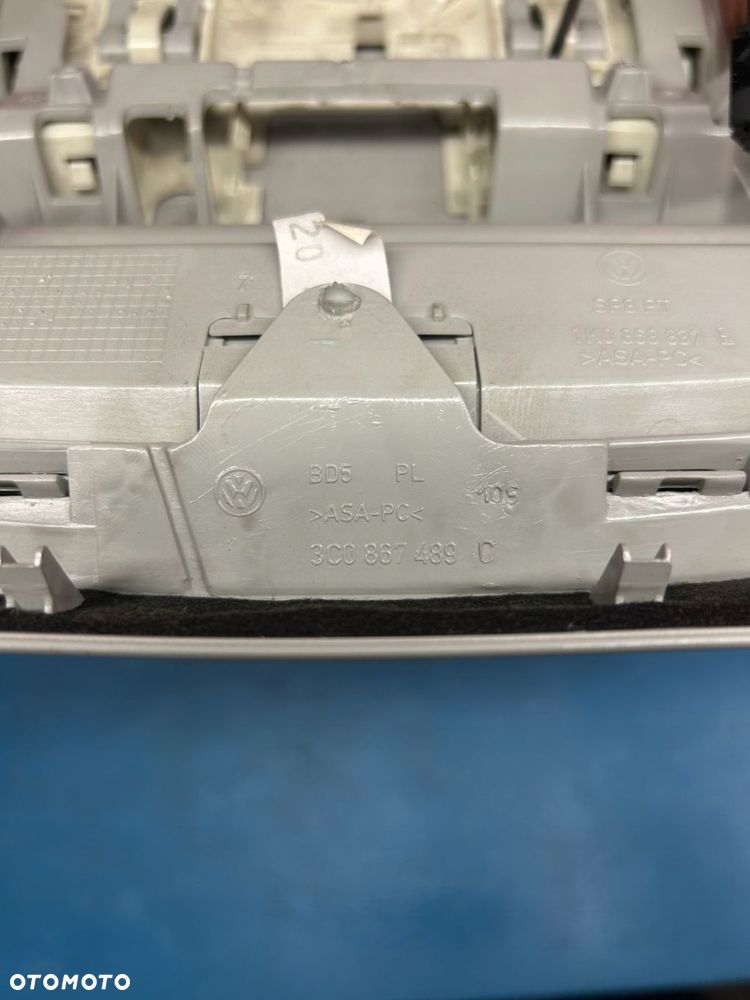 LAMPKA OŚWIETLENIE KABINY VW VOLKSWAGEN GOLF 5 V KOMBI 3C0867489C - 5