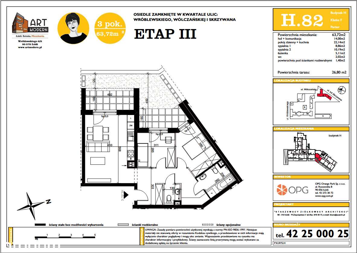 Funkcjonalne 3 pokoje z dużym tarasem, blisko Centrum - oddane 2025 r.