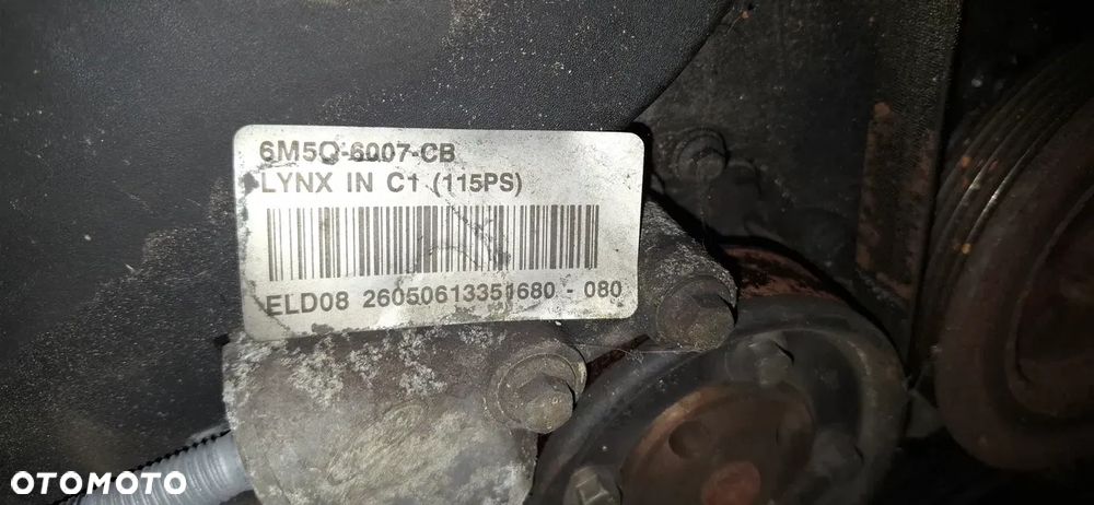 SILNIK słupek  Ford Focus II MK2 1.8 TDCI 115KM KKDA - 2