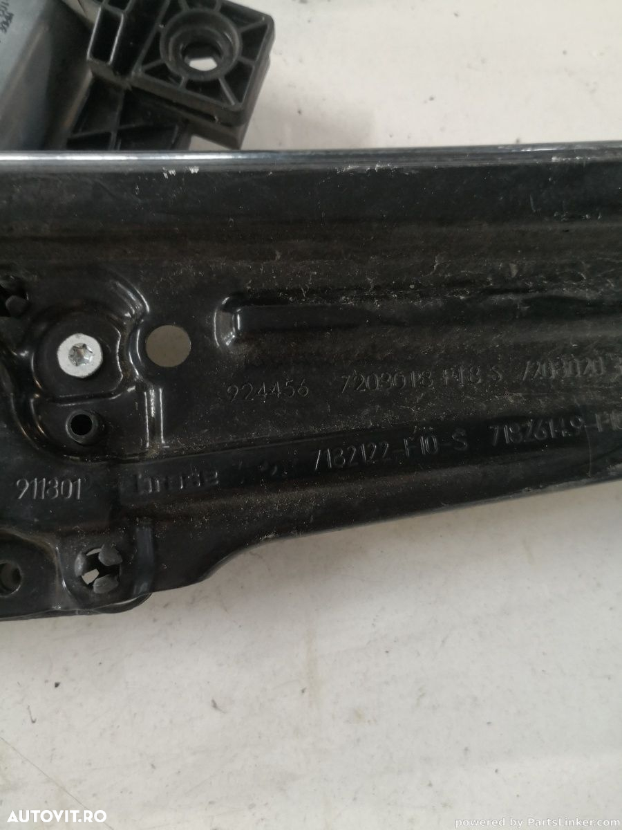 Macara geam electric dreapta spate BMW 5 (F10) [ 2009 - 2016 ] OEM 924456 - 2