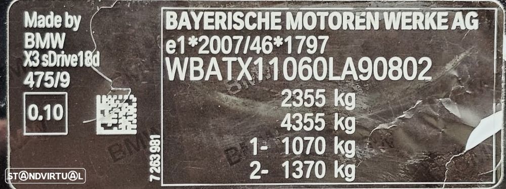 BMW X3 18 d sDrive Pack M Auto - 12