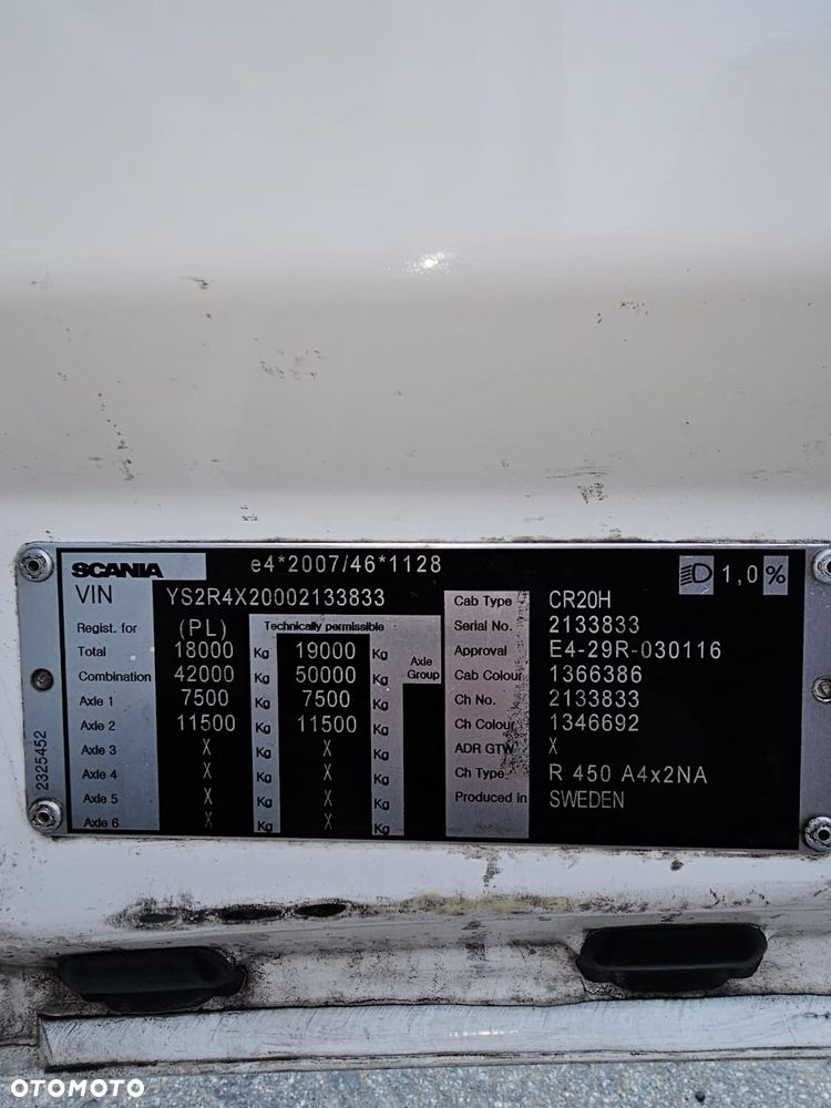 Scania R 450 / EURO 6 / ACC / RETARDER - 15