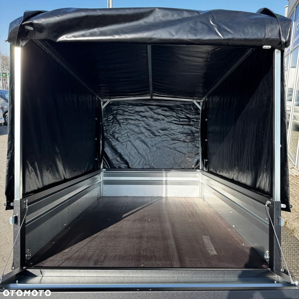 Brenderup Przyczepka jednoosiowa z plandeką czarna 202x116x35 1205 LIMITOWANA CZARNA WERSJA, LAMPY LED, ALUFELGI - 8