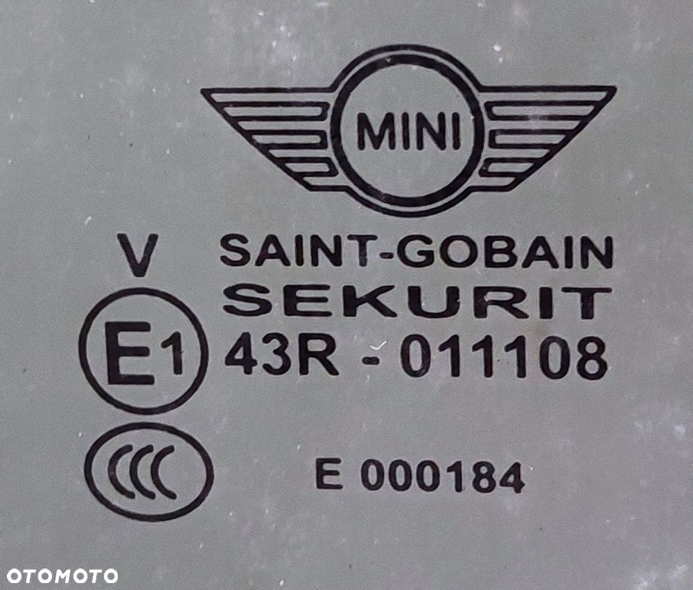 SZYBA DRZWI PRAWA TYŁ MINI F54 CLUBMAN 7344142 - 10
