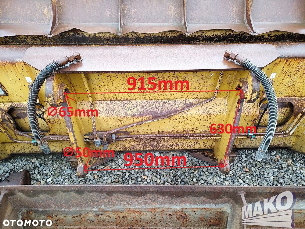 Łyżka CAT 270cm wysokiego wysypu do ładowarki 4m³ - 6