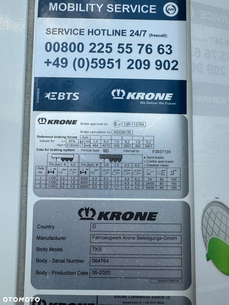 Krone Doppelstock, TK SLXi 300, Winda ZEPRO, wynajem!! - 37