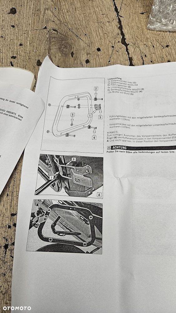 Zestaw adapterów do aluminiowej obudowy kufrów KTM 990  60112024050 - 8