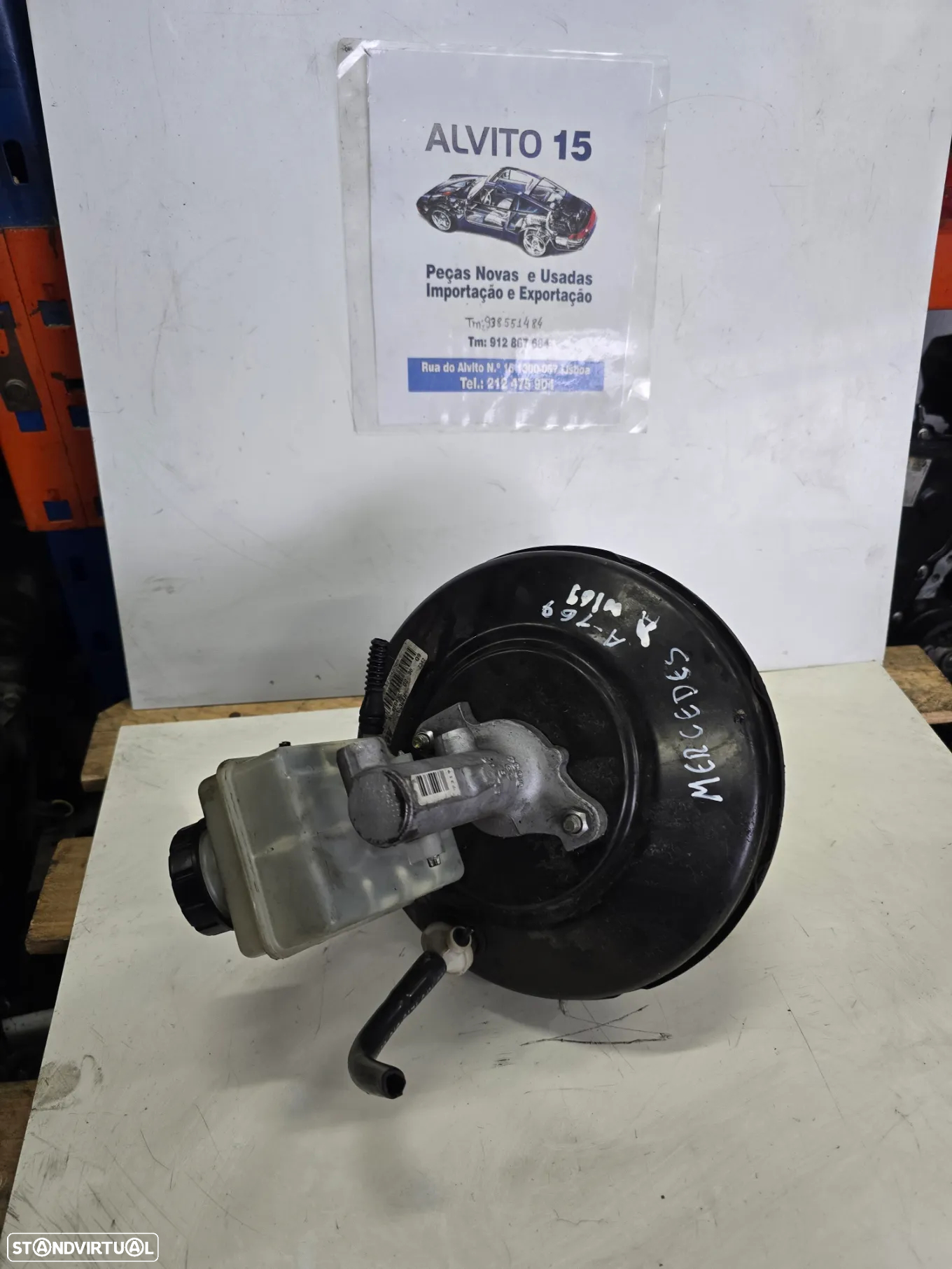 Servo freio Mercedes Classe A W169 ref: A169430 02 03 09 - 3