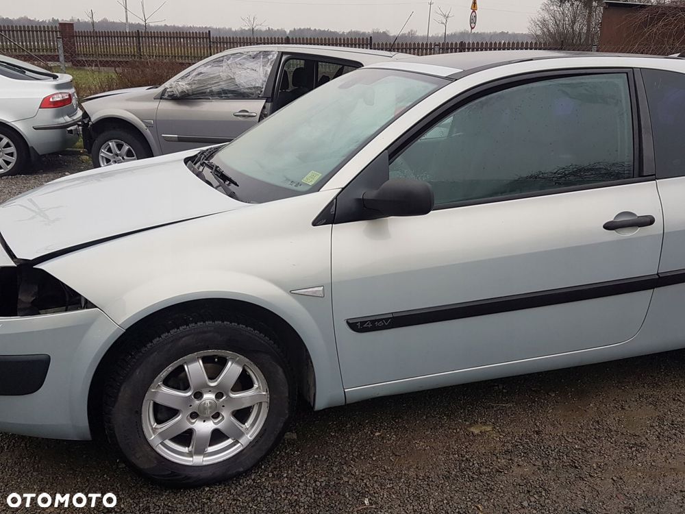 MEGANE II 02- DRZWI LEWE SREBRNE MV632 HB-3D - 4